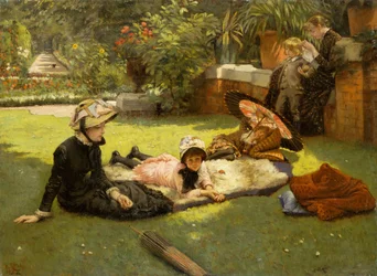 I fullt solljus I full sol, ca. 1881