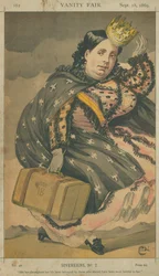 Isabella II, drottning av Spanien, Hon har under hela sitt liv blivit förrådd av dem som borde ha varit mest trogna mot henne, 18 september 1869, Vanity Fair-karikatyr