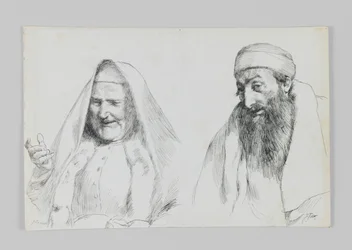 Jude och judinna, illustration från Vår Herre Jesu Kristi liv