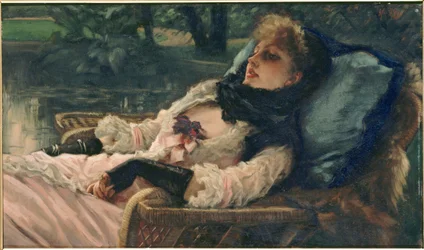La Rêveuse Drömmaren, eller sommarkväll, ca. 1876.