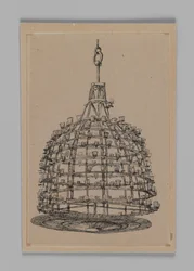 Lampa från moskén i El-Aksa, illustration från Vår Herre Jesu Kristi liv