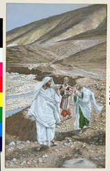 The Calling of St. Andrew and St. John, illustration till The Life of Christ, c.1886-94 (wc & gouache på kartong)