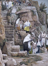 The Disciples of Jesu doping, illustration till The Life of Christ, c.1886-94 (wc & gouache på kartong)