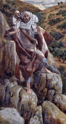 The Good Shepherd, illustration till The Life of Christ, ca 1886-94 (gouache på kartong)
