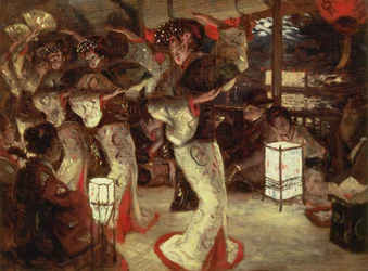 The Prodigal Son in Modern Life: In Foreign Climes, c.1882 (förberedande skiss)