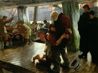 The Prodigal Son in Modern Life: The Return, c.1882 (förberedande skiss för 33767)