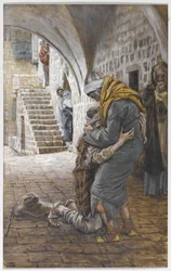 The Return of the Prodigal Son, illustration till The Life of Christ, c.1886-96 (gouache på kartong)
