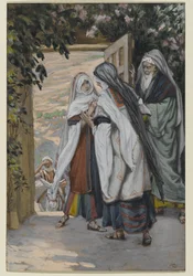 The Visitation, illustration till The Life of Christ, c.1886-94 (wc på papper)