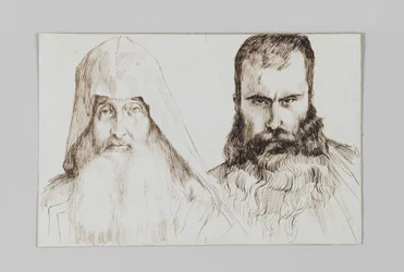 Typer av armeniska män i Jerusalem, illustration från Vår Herre Jesu Kristi liv