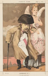 Vanity Fair: Sovereigns, nr 1 The Parliamentary Regime, 1869.