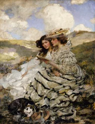På sanddynerna (Lady Shannon och Kitty)