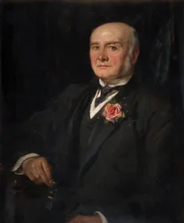 Porträtt av rådmannen Edward Lawley Parker, 1905.