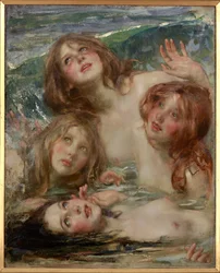 Sirener (olja på duk)