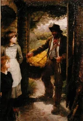 The Cowslip Gatherer (olja på duk)