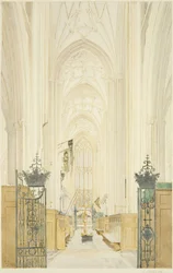 Transept av St Mary Redcliffe, tittar söderut