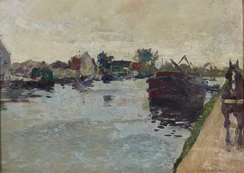 The Tow Path (olja på duk)