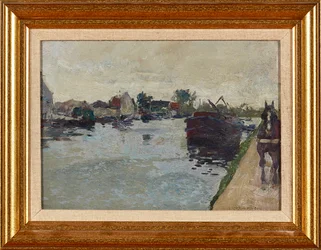 The Tow Path (olja på duk)