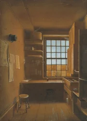 Interiör av ett lotteri, 1821.