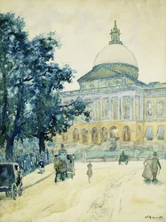 The Bullfinch State House, Boston, 1898