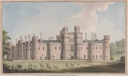 Herstmonceux Castle, East Sussex: South West View