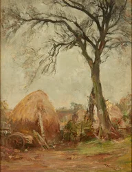 Springtime at the Farm, Currie (olja på duk)