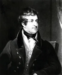 John Cam Hobhouse, tryck gjord av Charles Turner, 1834 (mezzotint)
