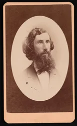 Porträtt av Samuel Edward Warren 1831-1909, före 1877.
