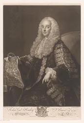 Porträtt av Robert Henley Robert Lord Henley Baron of Grainge (titel på objektet)