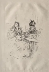 Afternoon Tea, fru Phillips och fru Charles Whibley