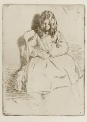 Annie, sittande