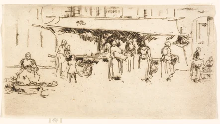 Booth, Market Place, Loches