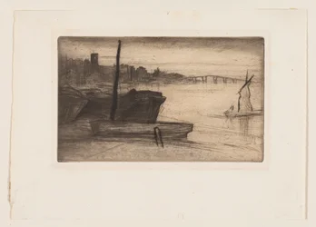 Chelsea Bridge och kyrkan