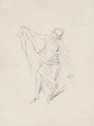 Draperad modell, Dans