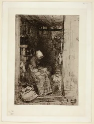 La Vieille aux Loques (Den gamla kvinnan med trasor)
