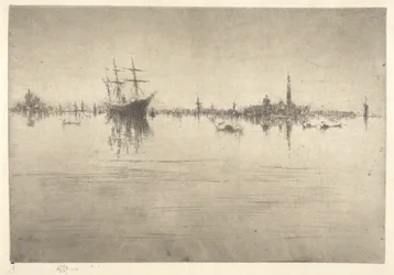 Nocturne, från den första Venedig-uppsättningen (Venedig, en serie med tolv etsningar)