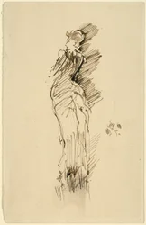 Porträtt av Miss Maud Franklin