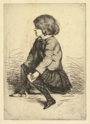 Seymour Haden Jr, sittande
