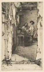 Lumpsamlerskorna (lumpsamlare, Quartier Mouffetard, Paris)