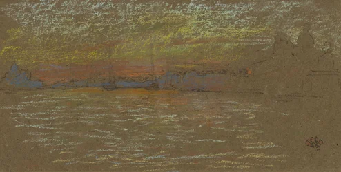 Riva – Solnedgång: Rött och guld