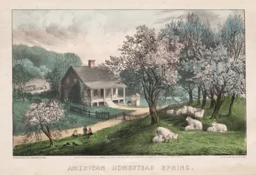 American Homestead, våren, 1869.