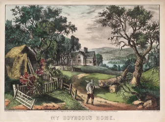 My Boyhoods Home, 1872.