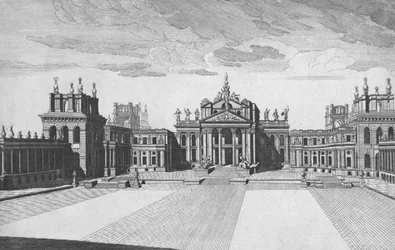 Blenheim Palace, Woodstock, Oxfordshire, mitten av 1700-talet