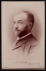 Porträtt av Samuel Pierpont Langley 1834-1906, 22 augusti 1887.