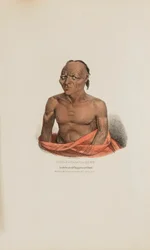 ASH-E-TAA-NA-QUET; En hyllad Chippewayhövding, från The Aboriginal Portfolio