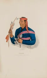 En Miami-hövding, från The Aboriginal Portfolio