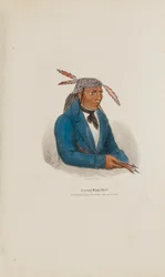 En ung Miami-hövding, från The Aboriginal Portfolio
