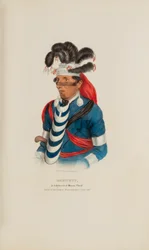 BREWETT; En hyllad hövding Miami-hövding, från The Aboriginal Portfolio