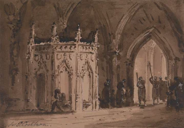 Procession i en kyrka
