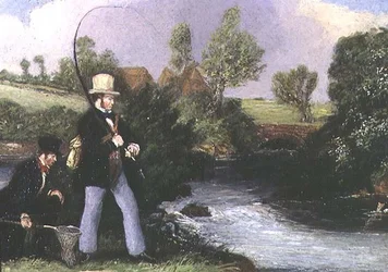 Fiskescen (olja ombord)