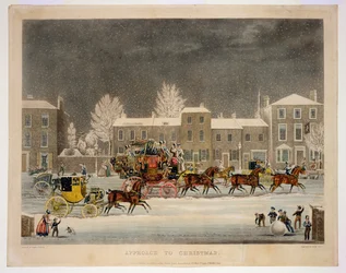 The Approach to Christmas, graverad av George Hunt
